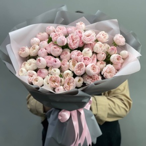 Букет из 25 кустовых роз Мэнсфилд Парк (60 см) в Черноголовке