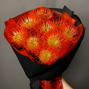 Букет из 9 лейко в Черноголовке