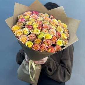 Букет "Валентино" из 51 розы (60 см) в Черноголовке