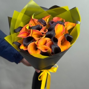 Букет "Карамель" из 29 калл в Черноголовке