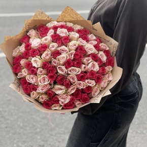 Букет "Амурный" из 101 розы (40 см) в Черноголовке