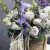 Композиция в сумке "Вдохновение" из дельфиниума, георгин, маттиол, гладиолусов и эустом в Черноголовке Композиция в сумке "Вдохновение" из дельфиниума, георгин, маттиол, гладиолусов и эустом в Черноголовке