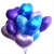 Сердце фиолетовое фольгированный шар с гелием (45 см) в Черноголовке