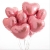 Сердце розовое фольгированный шар с гелием (45 см) в Черноголовке