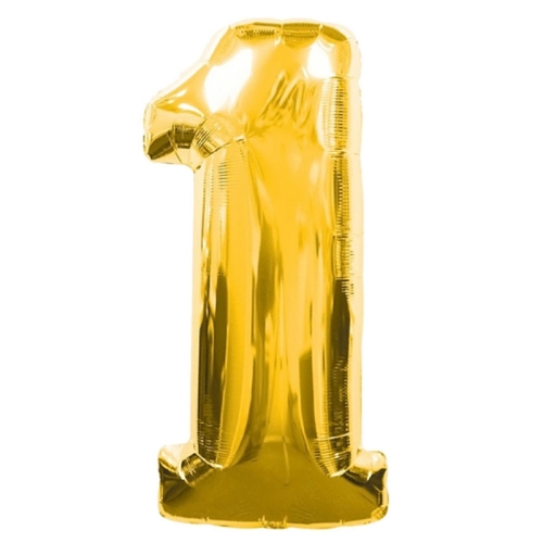 Шар гелиевый цифра 1 (40х102 см) в Черноголовке
