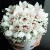 Композиция в шляпной коробке из белых орхидей и гипсофилы в Черноголовке Композиция в шляпной коробке из белых орхидей и гипсофилы в Черноголовке