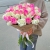 Букет из 51 розовой и белой розы (50 см) в Черноголовке Букет из 51 розовой и белой розы (50 см) в Черноголовке
