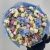 Букет "Девичьи слёзы" из гортензий, пионов, протей, дельфиниума, роз, хризантем Момоко, эустом, оксипеталума и лейко в Черноголовке